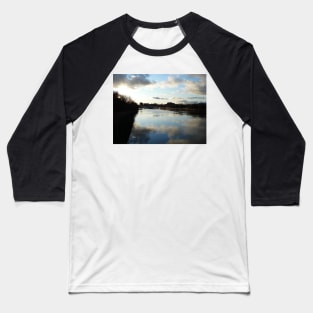 Scottish Photography Series (Vectorized) - Where the Kelvin Meets the Clyde Baseball T-Shirt